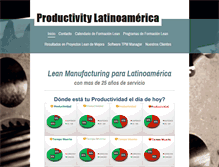 Tablet Screenshot of productivity-la.com